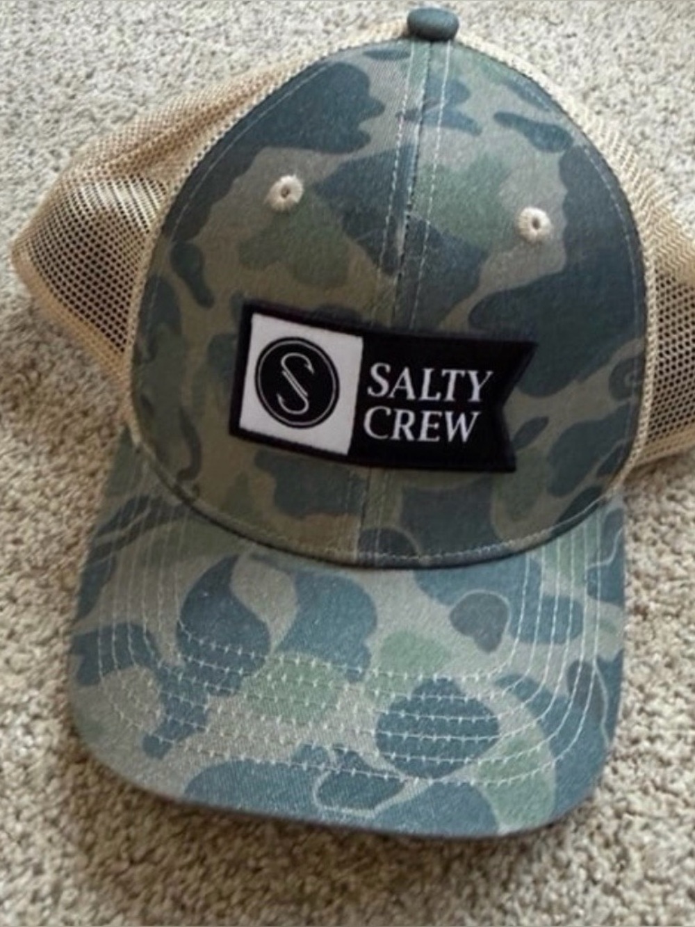 Salty Crew Camo Trucker Hat - fits women